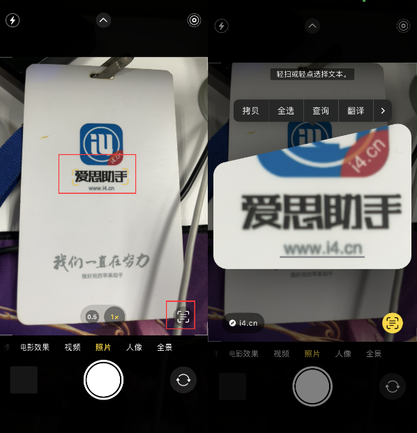 大祥苹果手机维修分享升级iOS 16后如何通过相机翻译文本 