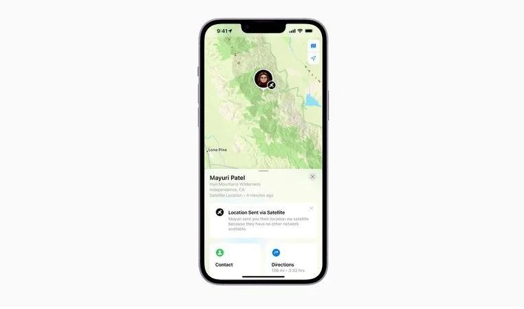 大祥苹果14维修分享iPhone14系列中 FindMy功能通过卫星分享位置方法教程 