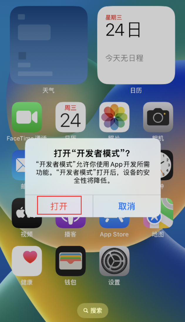 大祥苹果手机维修分享如何打开开发者模式 