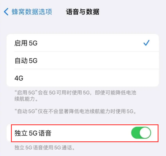 大祥苹果14维修分享iPhone 14 Pro如何开启VoNR 