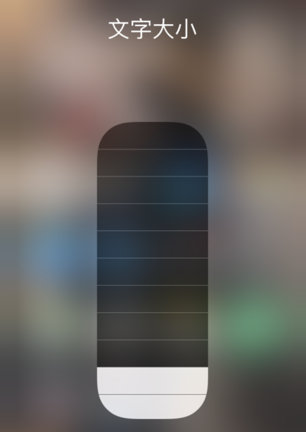 大祥苹果手机维修分享小技巧：在 iPhone 控制中心快速调节字体大小 