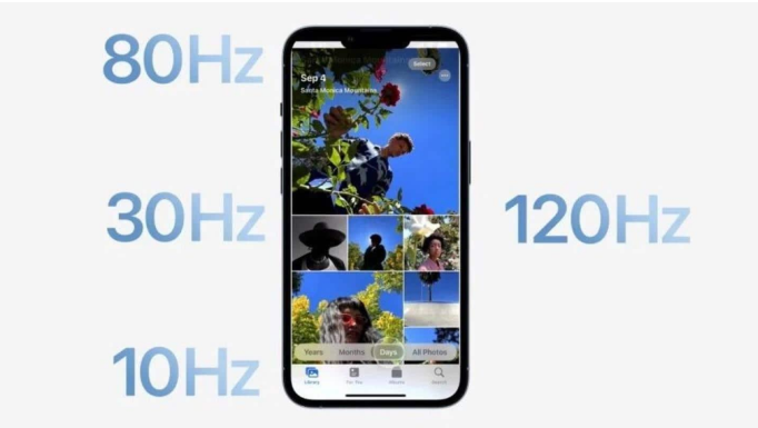 大祥苹果14维修分享iPhone 14有高刷吗 